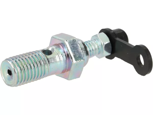 Tornillo banjo con boquilla de purga -CALIDAD DE EQUIPO M10 x 1,25 galvanizado- para pinza de freno Stage6, bgm Pro
