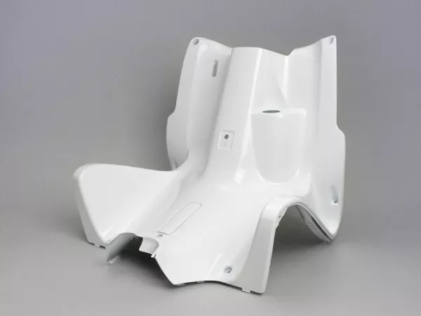 Protège jambe -TNT- Yamaha Aerox (YQ50/L, 2 temps), MBK Nitro (YQ50/L, 2 temps) - blanc