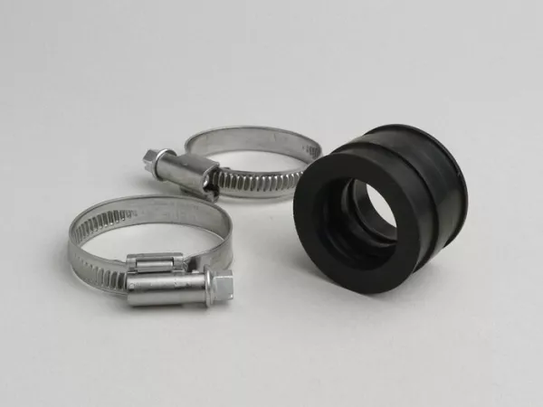 Aansluitrubber carburateur/inlaatspruitstuk -UNIVERSAL- AW=23/23mm l=28mm