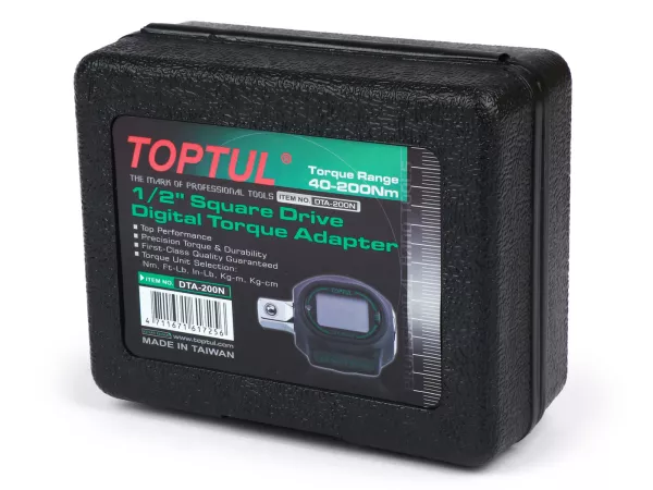Digital vridmomentadapter - TOPTUL- 1/2-drivning - 40 - 200 Nm