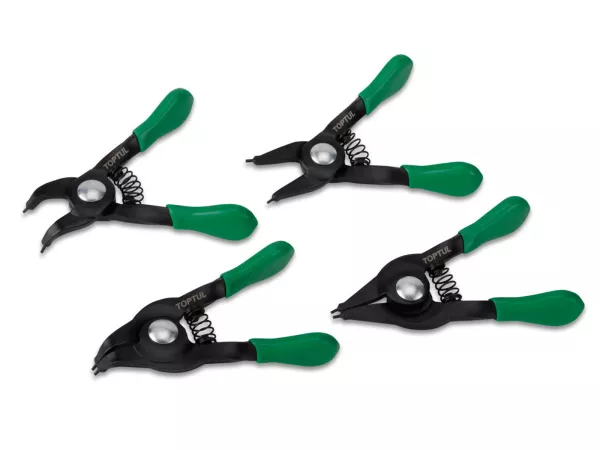 Zeeringtang set -TOPTUL, Mini (Ø=10- 22mm)- 4 stuks.