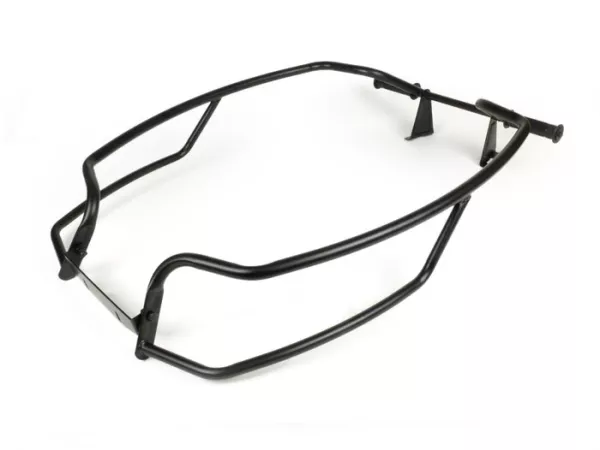 Crash bar rear -WESTERNLINE Double Bar- Vespa PX80, PX125, PX150, PX200 - black