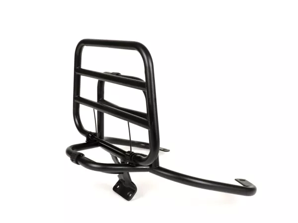Portapacchi posteriore pieghevole -MOTO NOSTRA- Vespa LX50, LX125, LX150, Vespa LXV50, LXV125, Vespa S50, S125, S150 - nero