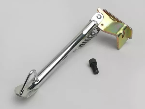 Caballete lateral -RMS- MBK Nitro (YQ50/L, 2 tiempos) (-2012), Yamaha Aerox (YQ50/L, 2 tiempos) (-2012) - Cromo