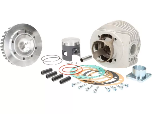 Cylinder -VMC Stelvio 177 ccm Ø63, slaglängd=57mm, aluminium, snedställt tändstift, Vespa PX125, PX150, Cosa125/150, GTR125, TS125, Sprint Veloce (VLB1T 0150001-), LML Star/Stella 125/150, Motovespa PX125 Iris(99M), PX150 Iris(75M), 125 CL (9CL), 150 CL (