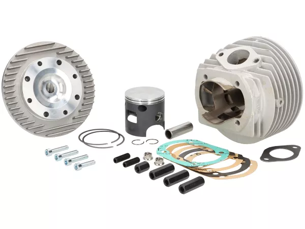 Cylinder -VMC ET7 - 135 cc Ø58, stroke=51mm, aluminium, 3-piece exhaust- Vespa PV125, ET3, PK125