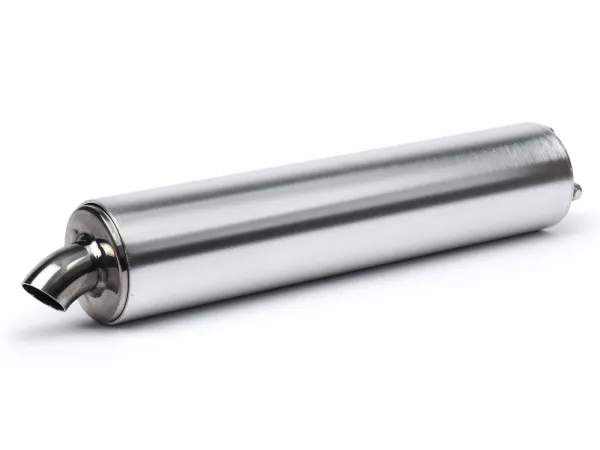 Bakre ljuddämpare -VMC Evo 52, SeiDue, Strike, Meed- längd 280 mm, ytterdiameter Ø60 mm, perforerat rör Ø22,5 mm invändigt, bultcirkel/hålmönster Ø42,5 mm- aluminium