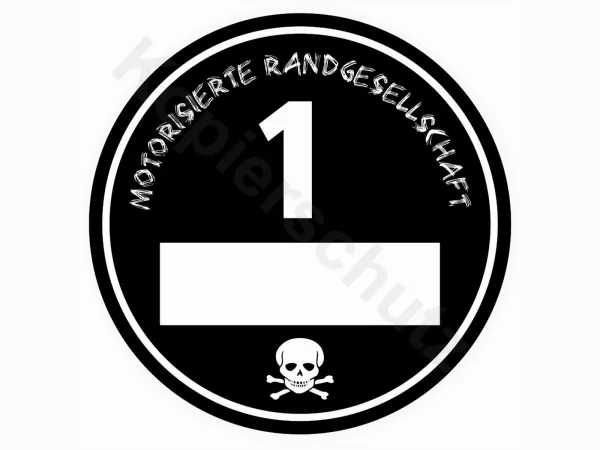 Sticker -Ø 80mm- 