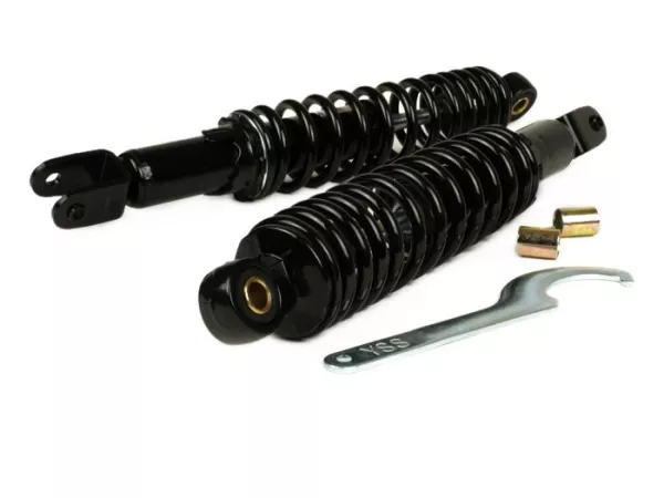 Shock absorber rear set -YSS Pro-X, 330mm- Yamaha Majesty 125-250, MBK Skyliner 125-250 - black spring