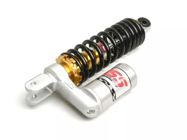 Shock absorber rear -YSS C, 280mm- Yamaha Aerox (YQ50/L, 2-stroke), Neos, BW NG, Bump, Zest, MBK Nitro (YQ50/L, 2-stroke), Ovetto, Booster NG, Track, Peugeot Vivacity, Trekker, Buxy, Zenith, Speedake, Rapido, Metropolis, Aprilia Amico, Gulliver, Beta Quad