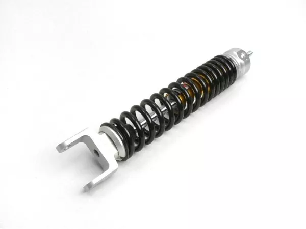 Shock absorber rear -YSS E, 340mm- Vespa PX80, PX125, PX150, PX200, T5 125cc, Rally180 (VSD1T), Rally200 (VSE1T), Sprint150 (VLB1T), TS125 (VNL3T), GT125 (VNL2T), GTR125 (VNL2T)