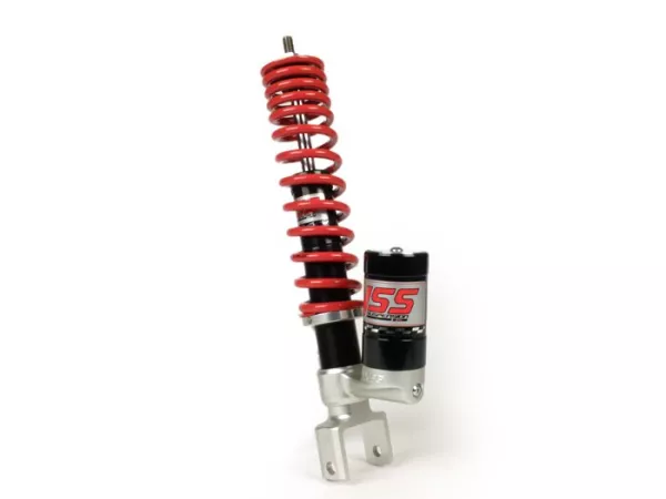 Shock absorber rear -YSS Gasdruck mit externen Ausgleichbehälter, 330mm- Vespa PX80, PX125, PX150, PX200, T5 125cc, LML Star