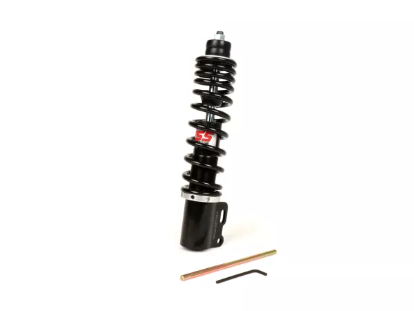 Shock absorber front -YSS Pro-X, 200mm, with TÜV/ABE - Vespa PK - black spring
