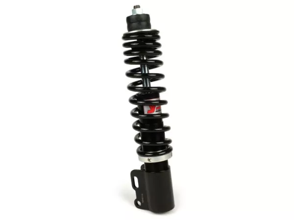 Voorschokdemper -YSS Pro-X, 210mm, met TÜV/ABE- Vespa ET2, ET4, LX, LXV, S, Piaggio Quartz, SKR, Sfera, Sfera RST, Zip SP, Zip (vanaf bouwjaar 2000) - Zwarte veer