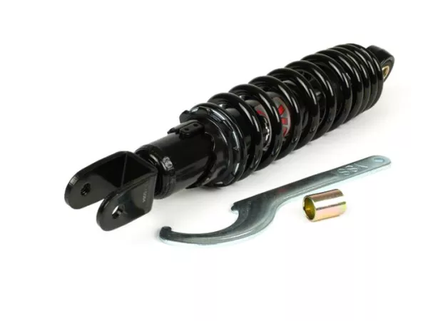 Amortiguador trasero -YSS Pro-X, 280mm, con TÜV/ABE- Yamaha Aerox (YQ50/L, 2 tiempos), Neos, BW NG, Bump, Zest, MBK Nitro (YQ50/L, 2 tiempos), Ovetto, Booster NG, Track, Peugeot Vivacity, Trekker, Buxy, Zenith, Speedake, Rapido, Metropolis, Aprilia Amico,