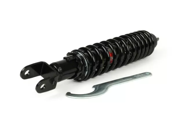 Amortiguador trasero -YSS Pro-X, 285mm, con TÜV/ABE- Piaggio 50-180 2 tiempos, Piaggio 50-180 2 tiempos, Vespa ET2, ET4 125 (ZAPM04, ZAPM19), Piaggio SKR125 (CSM1T), Gilera Runner FX125, FXR180 (ZAPM08), Runner 50, Stalker50, NRG50, TPH50, Storm50, ZIP50,