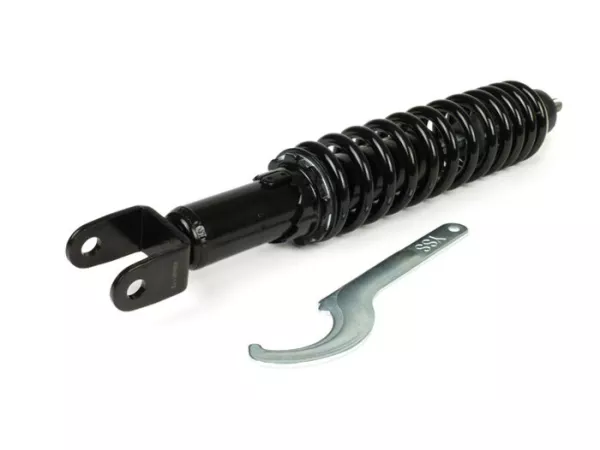 Amortiguador trasero -YSS Pro-X, 310mm, con TÜV/ABE- Piaggio Free, Liberty 50, Sfera 50, Sfera 80, Sfera 50 RST, Vespa ET4 125 (ZAPM04) - Muelle negro