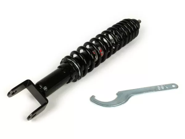 Amortiguador trasero -YSS Pro-X, 320mm, con TÜV/ABE- Vespa PK50 S/XL, PK80 S/XL, PK125 S/XL - Muelle negro