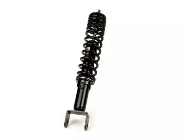 Shock absorber rear -YSS Pro-X, 330mm- Vespa PX80, PX125, PX150, PX200, T5 125cc, Rally180 (VSD1T), Rally200 (VSE1T), Sprint150 (VLB1T), TS125 (VNL3T), GT125 (VNL2T), GTR125 (VNL2T), V50, PV, ET3 - black spring