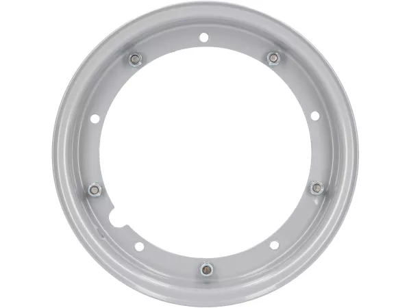 Wheel rim -RMS 2.10-10 inch, steel - Vespa (type PX) - Vespa Smallframe V50, 50N, Special, PV, ET3, PK50-125 (S/XL/XL2), Largeframe PX, T5, Sprint, Rally, GT/GTR, LML Star, Deluxe - grey