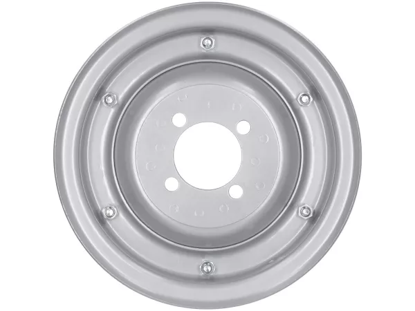 Jante -FA ITALIA 2.10-8 pouces, acier- Vespa (type 4 trous intérieurs) - Wideframe V1-15, V30-33, VU, VM, VN, VNA, VNB, VB, VBA, VBB, Hoffmann, ACMA - gris