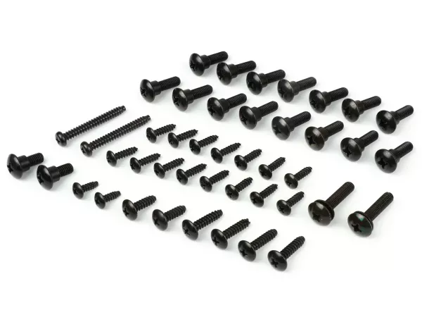 Jeu vis pour carénage -DMP- Piaggio Zip II 50-125 - noir