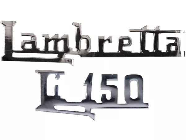 Kentekenplaat belettering -OEM- Lambretta & Li 150 - LI 150 (Serie 2, Serveta/Eibar, Spanje)