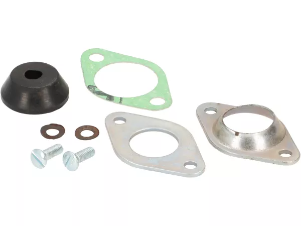 Mag housing wire fixing plate set -UNI AUTO- Lambretta LI, LIS, SX, TV (series 2-3), DL, GP