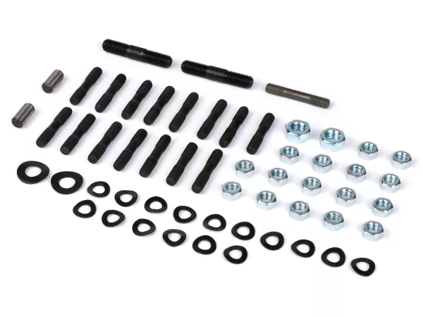 Juego de tornillos prisioneros tapa motor -LAMBRETTA- LI (series 1-3), LIS, SX, TV (series 2-3), DL, GP