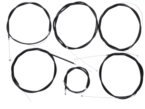Cable set -LAMBRETTA- Lui 75 S-SL - black