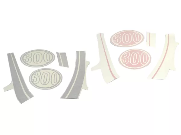 Stickerset -VESPA Super 300- Vespa GTS - Vespa GTS.