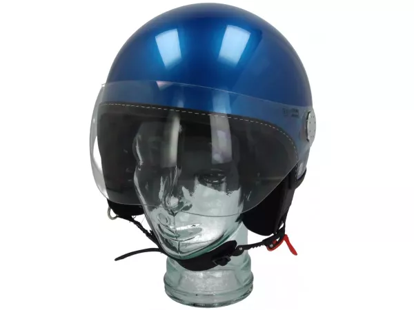 Helm -VESPA Visor 3.0- blau (vivace blue lucido (261/A)) -