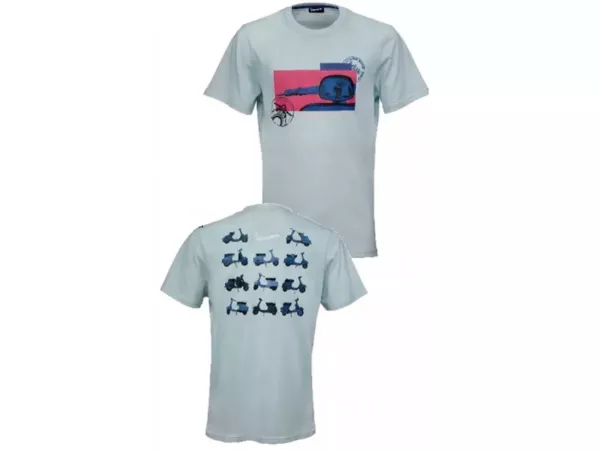 Camiseta -VESPA Heritage Collection- azul claro -