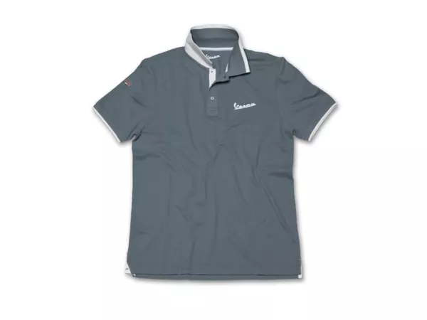 Polo-Shirt Men -VESPA- grey -