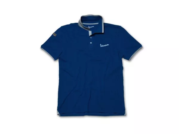 Polo-Shirt Men -VESPA- blue -