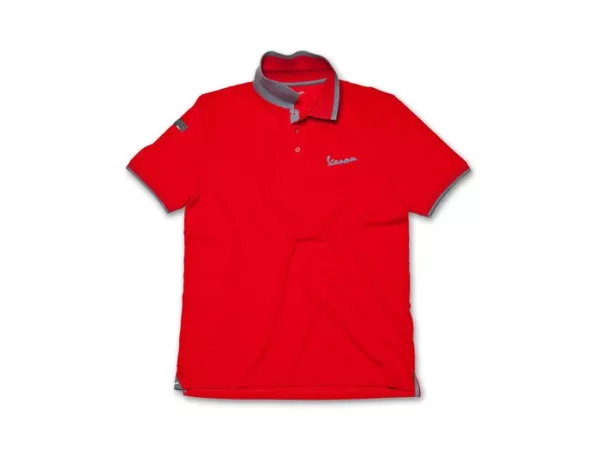 Polo-Shirt Men -VESPA- red -