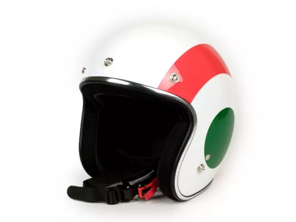 Helmet -VESPA open face helmet Flag- Italy Helmets