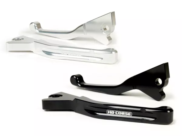 Pair of brake levers -HD CORSE aluminium CNC- Vespa GT, GTL, GTS 125-300 -