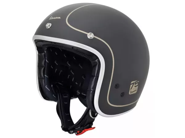 Helm -VESPA Jethelm 75th Anniversary - schwarz -