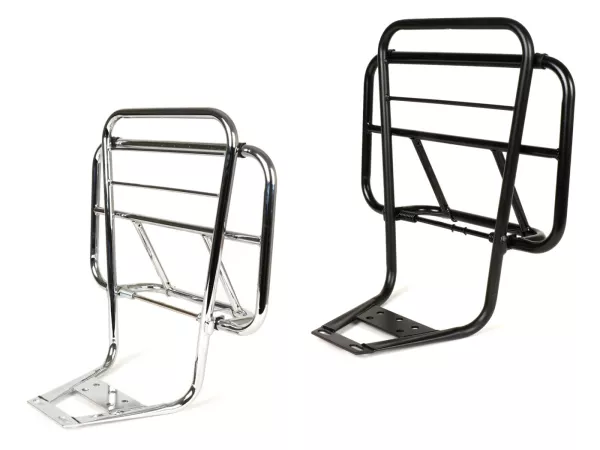 Bagagedrager met rugleuning -WESTERNLINE V2- Vespa PX80, PX125, PX150, PX200 -Bagagedrager met rugleuning