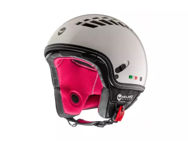Helm -HELMO MILANO- Demi Jet, ViaColVento, parelmoer wit -HELMO MILANO- Demi Jet, ViaColVento, parelmoer wit