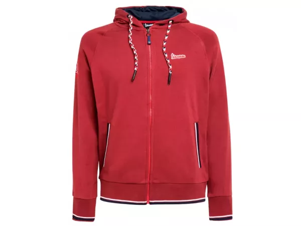Hoodie -VESPA Modernist- red