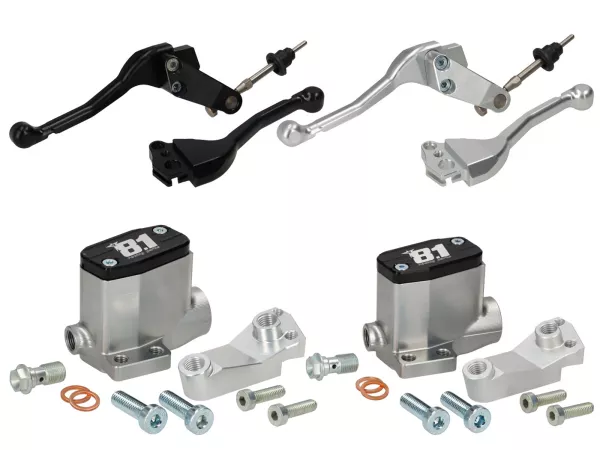 Brake master cylinder (front) -8.1 OTTOPUNTOUNO- piston Ø=11mm, CNC - Vespa​ PV, ​ET3, ​GT, ​GTR, ​Super, ​TS, Sprint, SS180, ​Rally-