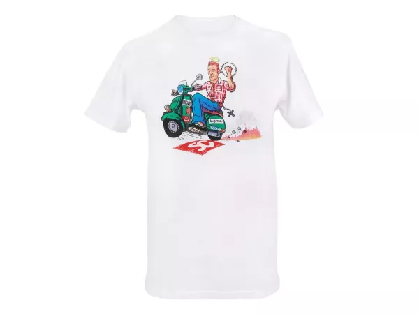 T-shirt, mannen -Op de helft van de bar - Scooter Center 30 Jaar-
