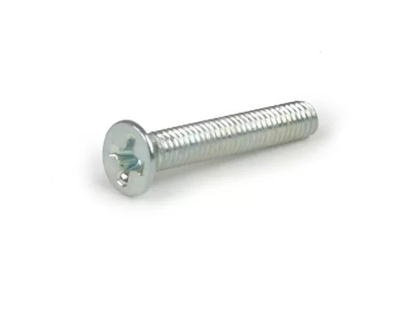 Tornillo de cabeza avellanada en cruz -DIN965- M3 x 18mm - Vespa PX Lusso, 98, My, 2011 - galvanizado (utilizado para interruptor de arranque / botón de arranque / arranque eléctrico)