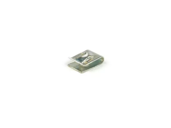 Plate -PIAGGIO- Ø=2.9mm - 8x12mm (used for horn cover badge Vespa P-range (-1984))