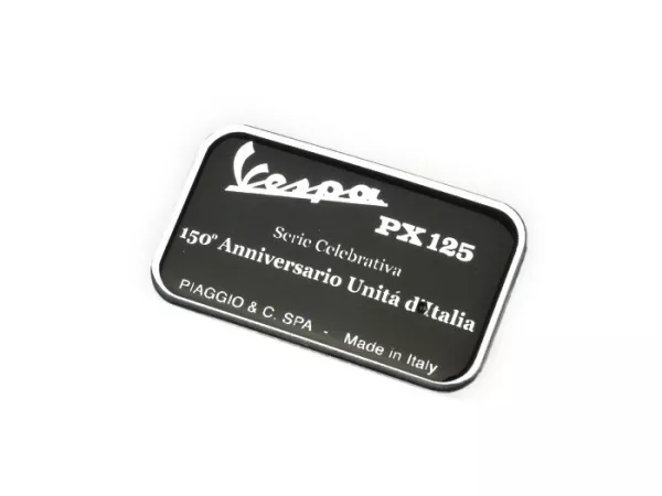 Stiker -PIAGGIO- 150° anniversario unita d'Italia - 70x40mm