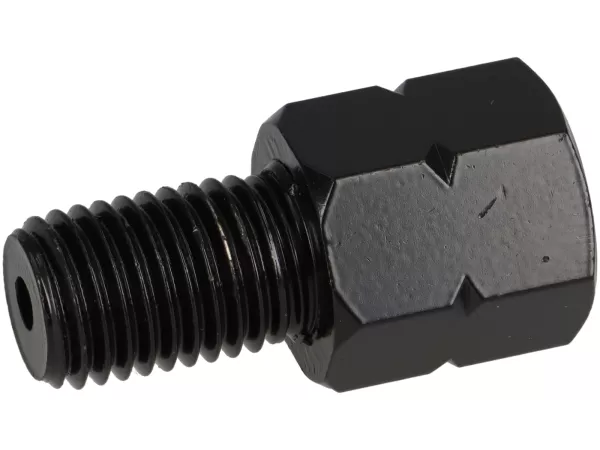 Adattatore per specchietto - Qualità OEM - Lo specchietto ha una filettatura M10 sinistra e deve essere montato con una filettatura M10 destra.