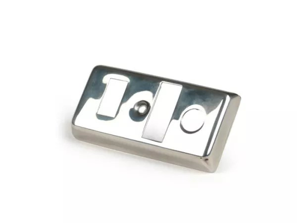 Lock till ljusströmbrytare -VESPA- Vespa V50 Special (modeller utan blinkers), V50 R, PX80, PX125, PX150, PX200125, PX80, PX125, PX150, PX200 (modeller utan blinkers) - rostfritt stål