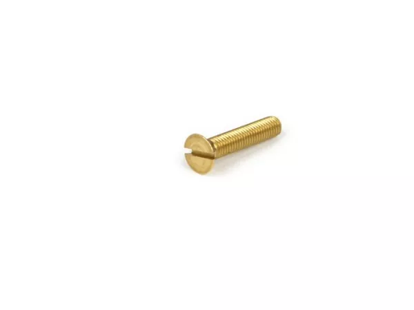 Vite a testa svasata rialzata -DIN 963- M5 x 25 - utilizzata per la cassetta portacavi Vespa Smallframe V50, 50N, PV, gancio portapacchi PX, T5, Rally, Sprint150, TS125, GT/GTR125, GL150, Super, V50, V90, SS50, SS90, PV, ET3 - zincata
